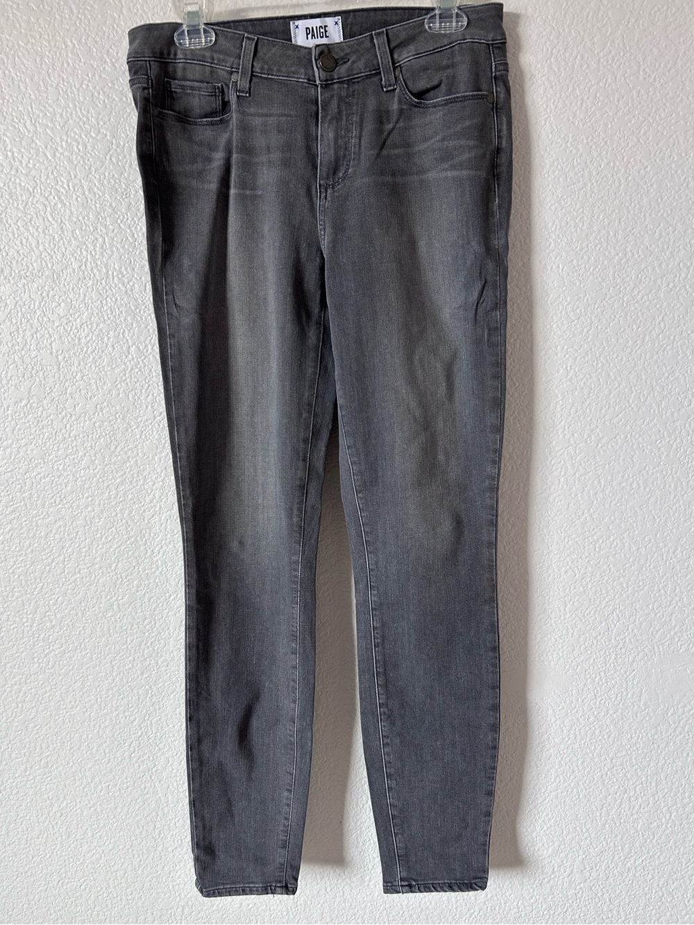 PAIGE Women's 29 Charcoal Grey Skinny Jeans Denim